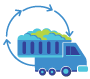 C&D waste segregated for reuse in other construction projects or reclamation